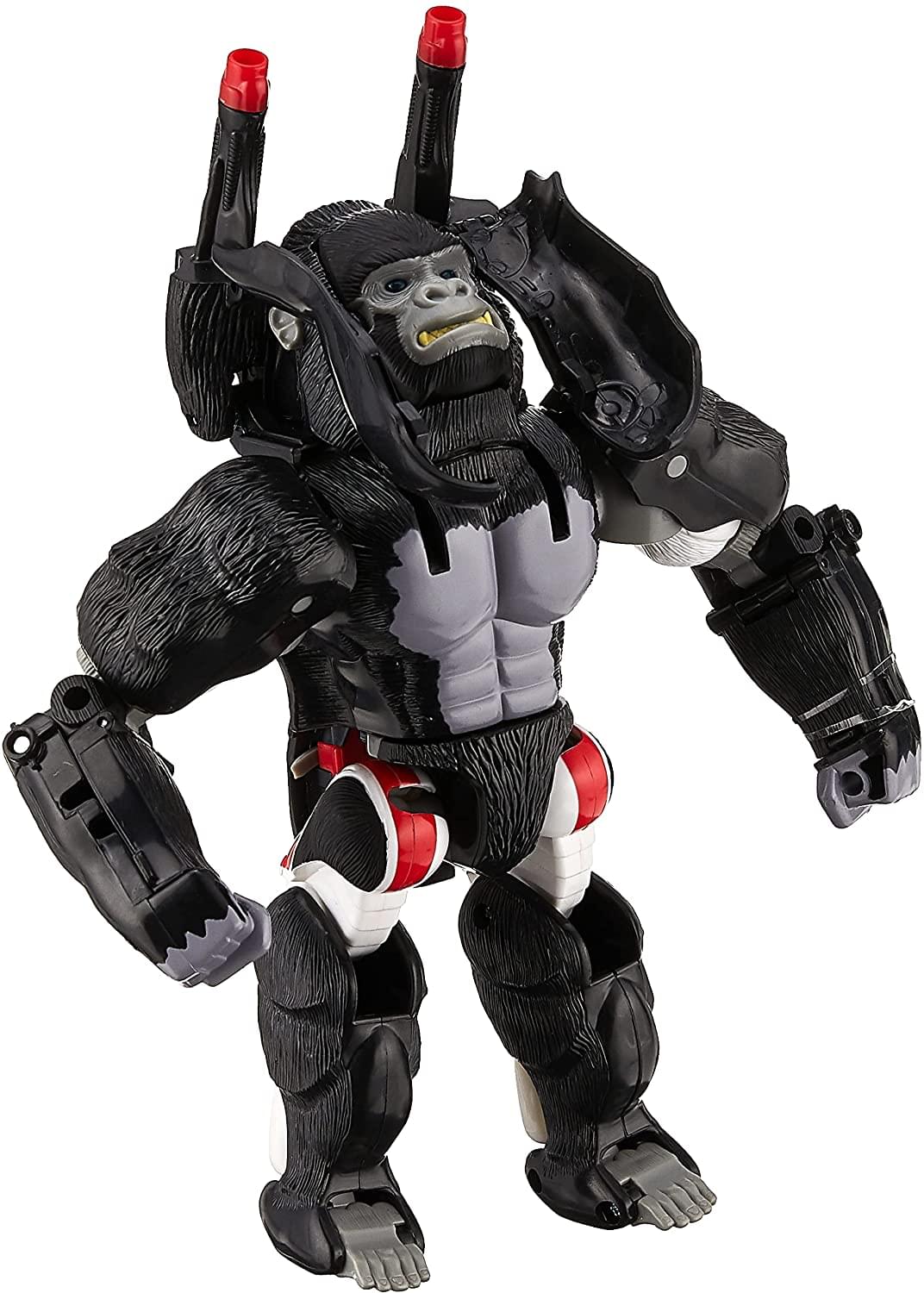 Front. Hasbro - Transformers Vintage Beast Wars Action Figure | Optimus Primal - Black.