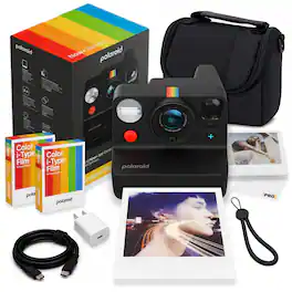Polaroid - Now+ Generation 3 i-Type Instant Camera Pro Bundle - Black