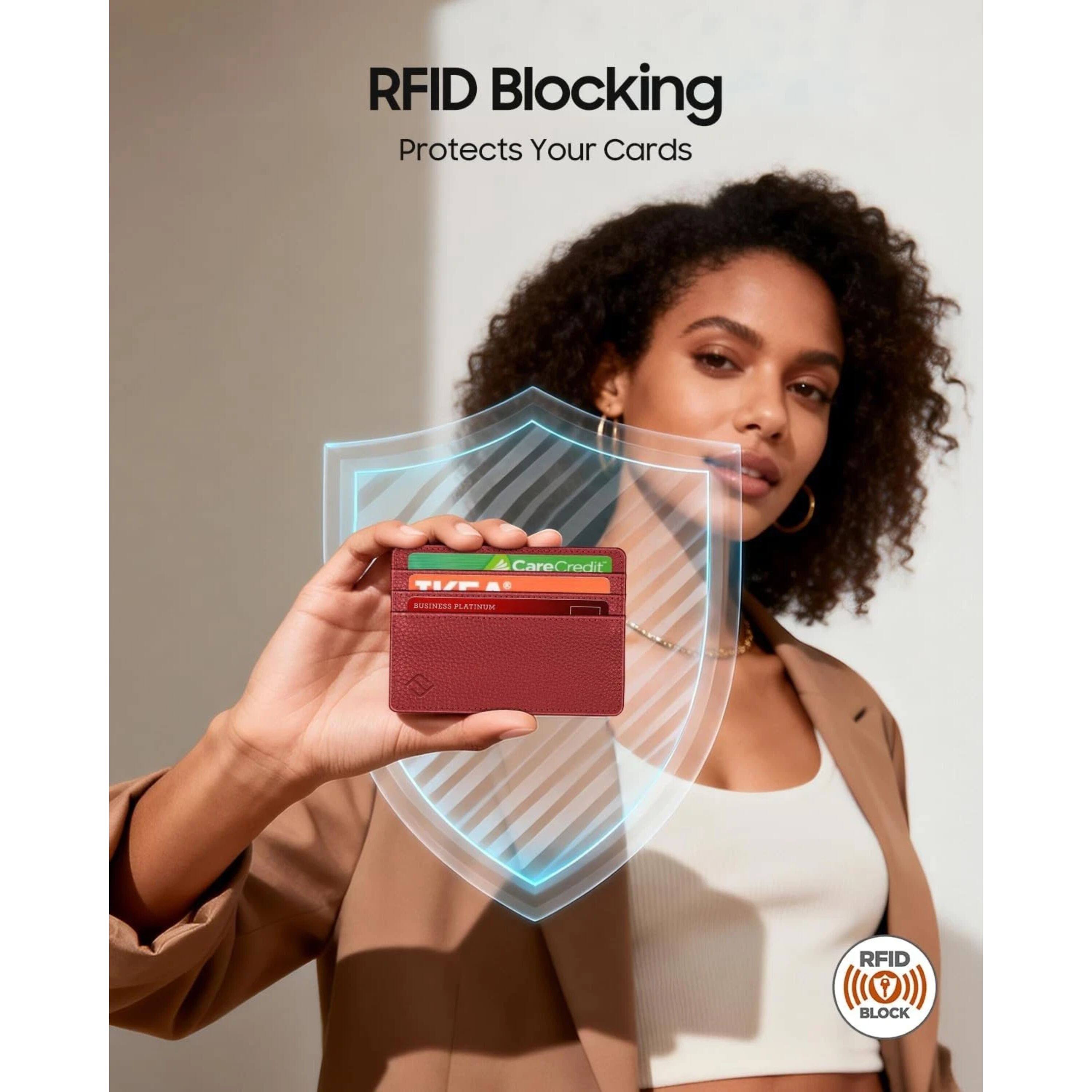 RFID Blocking  
Protects Your Cards  

CareCredit  
TUP - BUSINESS PLATINUM  

RFID BLOCK