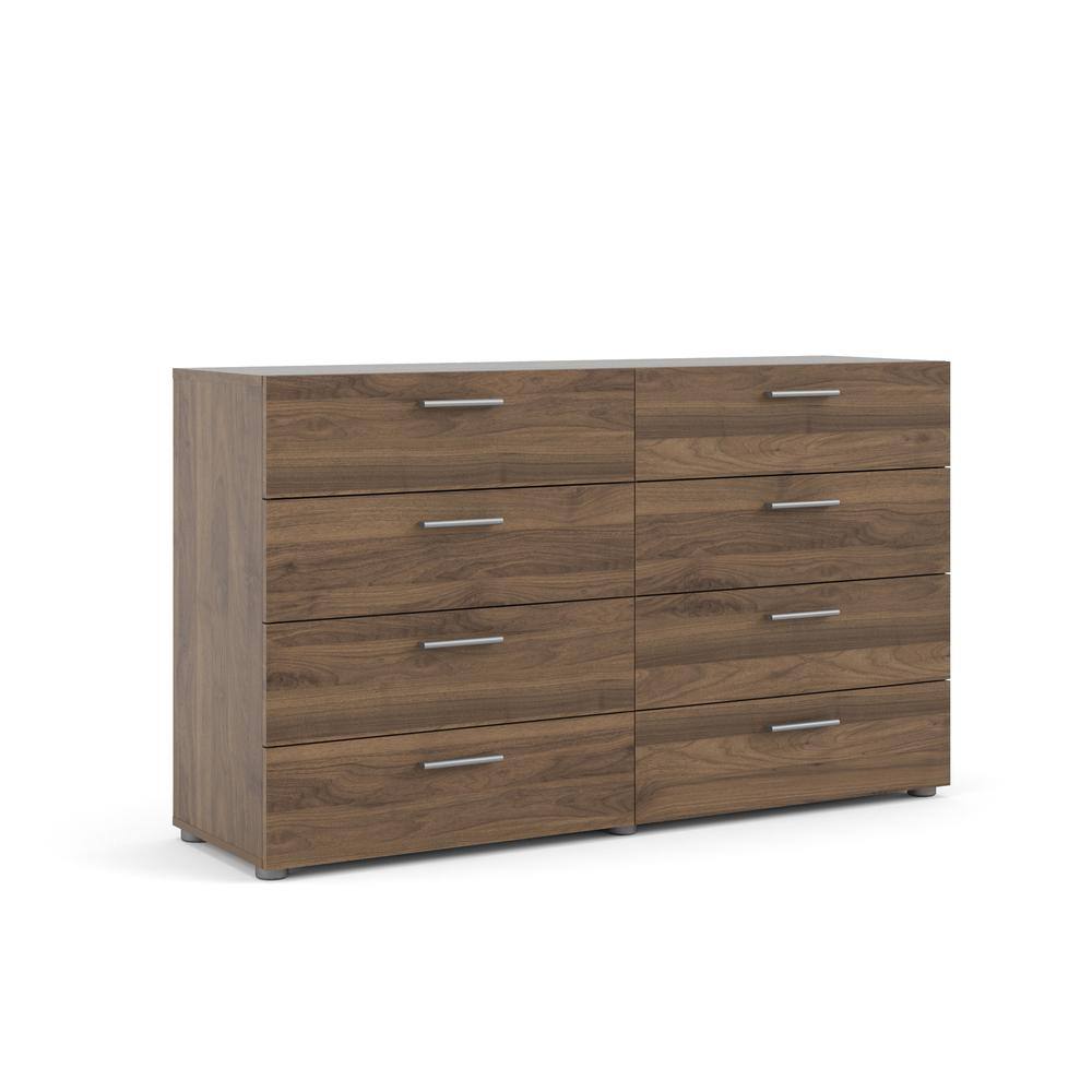 Alt View 1. Tvilum - Austin 8 Drawer Double Dresser, Walnut - Brown.