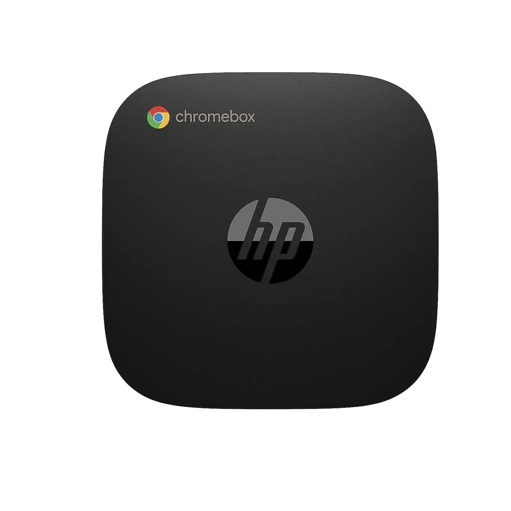 Alt View 2. HP - HP Chromebox 8R2T3UT#ABA Celeron 7305, 16GB RAM, 64GB eMMC, Intel UHD, Chrome OS, Wi-Fi 6E, USB Hub Included - Black.