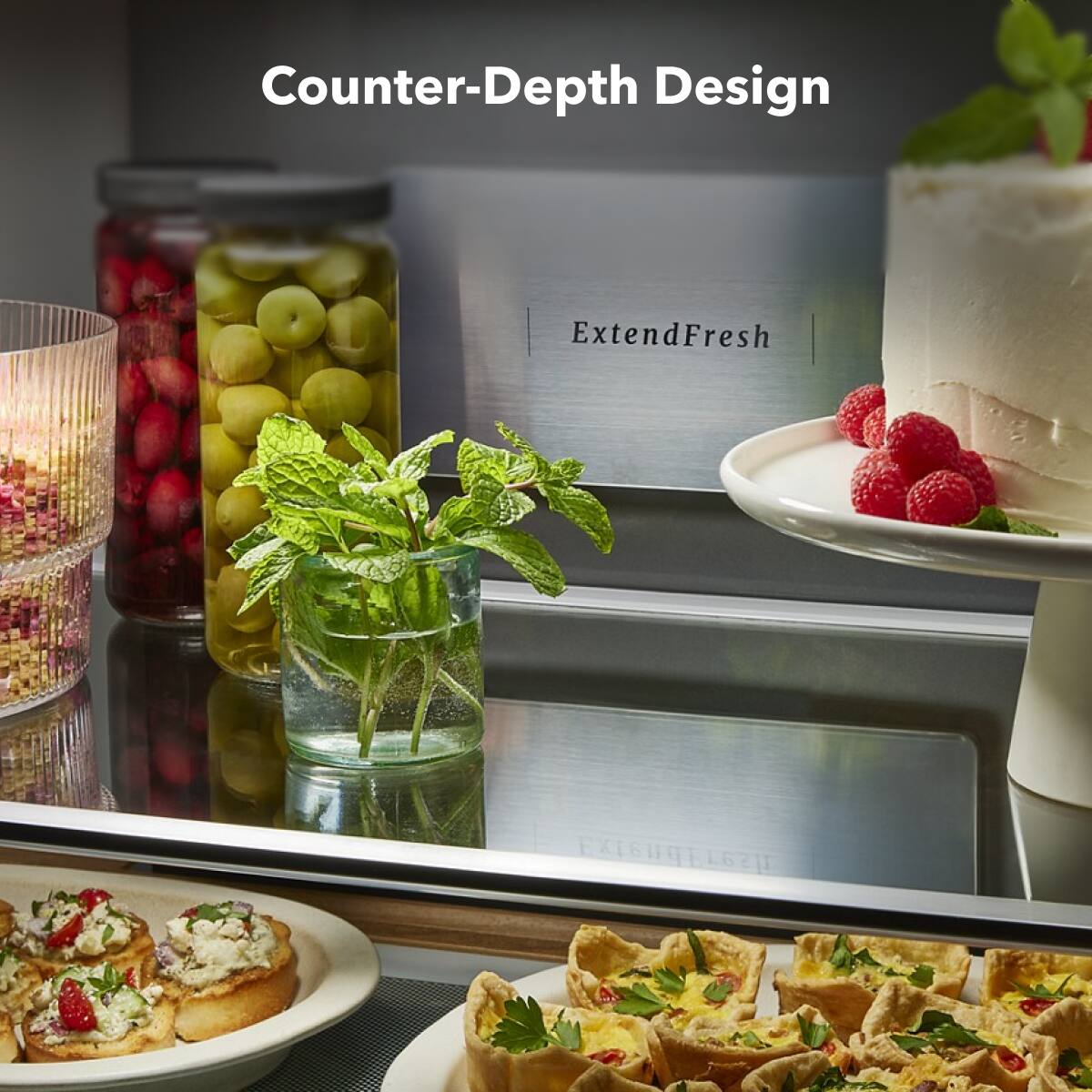 Counter-Depth Design  
ExtendFresh