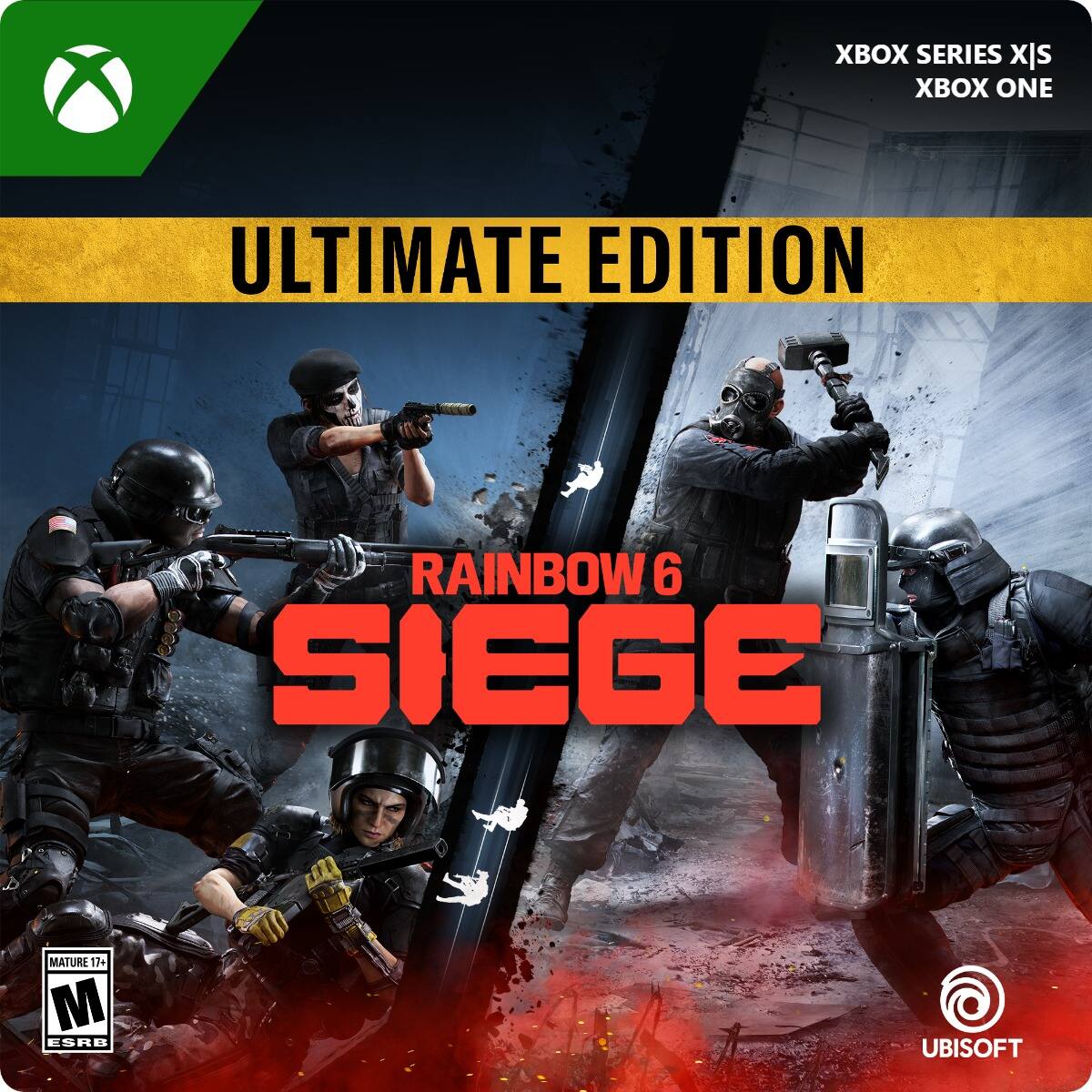 XBOX SERIES X|S XBOX ONE ULTIMATE EDITION RAINBOW 6 SIEGE MATURE 12+ M ESRB UBISOFT