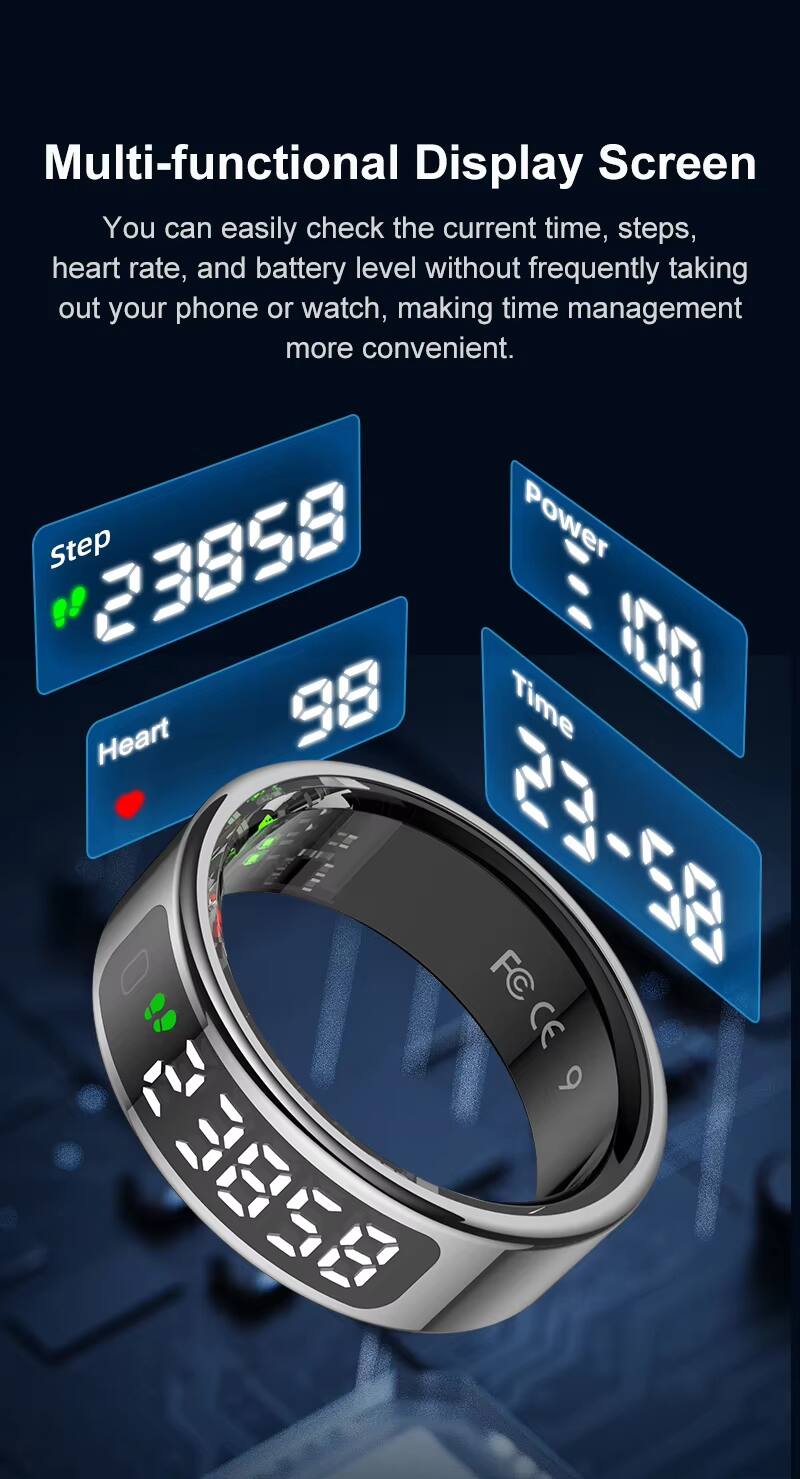 Multi-functional Display Screen

You can easily check the current time, steps, heart rate, and battery level without frequently taking out your phone or watch, making time management more convenient.

Step 23858  
Heart 98  
Power 100  
Time 23:58