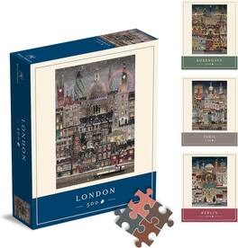Martin Schwartz - 500 Piece Jigsaw Puzzle for Adults – Cityscape Illustration of London