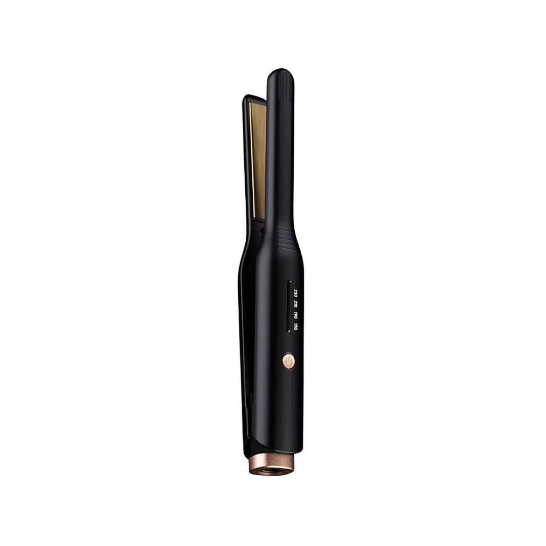 Front. Cluzine - 13mm Men's Negative Ion Hair Straightener, 4-Temp Control, 15S Fast Heat, Ceramic & Nut Oil Coated.