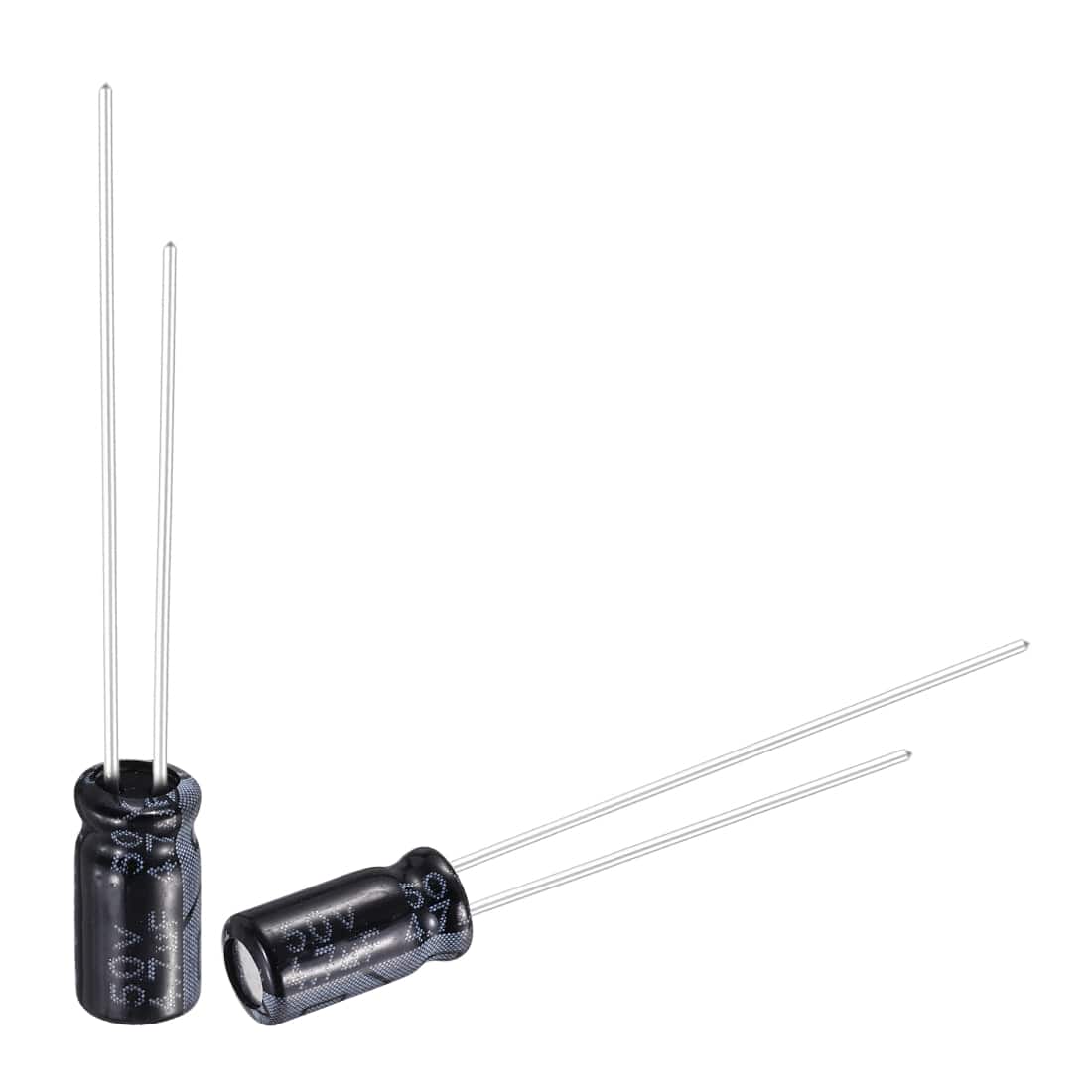 Unique Bargains - 4.7uF 50V 4x7mm Electrolytic Capacitor, Radial Leads Aluminum, 50pcs, 105C High Temp for TVs, LCD Monitor, VCD - Black price history on PriceWatchPro