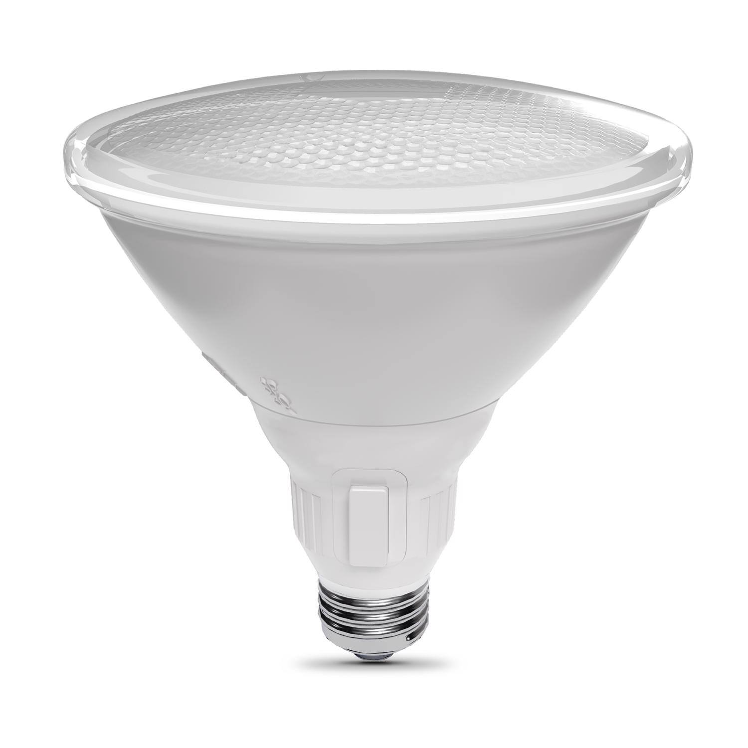 Angle. FEIT ELECTRIC - Feit PAR38 E26 (Medium) LED Bulb Adjustable White 90 Watt Equivalence 1 pk.