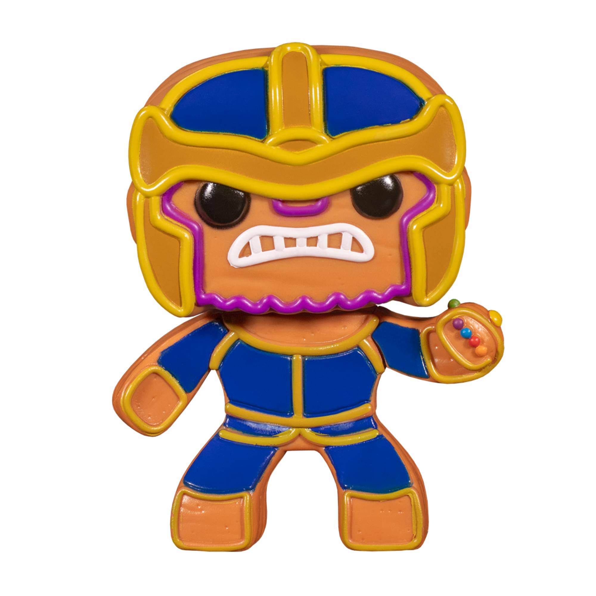 Alt View 10. Funko - Marvel Funko Holiday POP Vinyl Figure | Gingerbread Thanos - Blue.