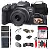 Bundle - Canon - EOS R10 Mirrorless Camera W/ 18-45mm Lens + 64GB Memory Card + Bag + More