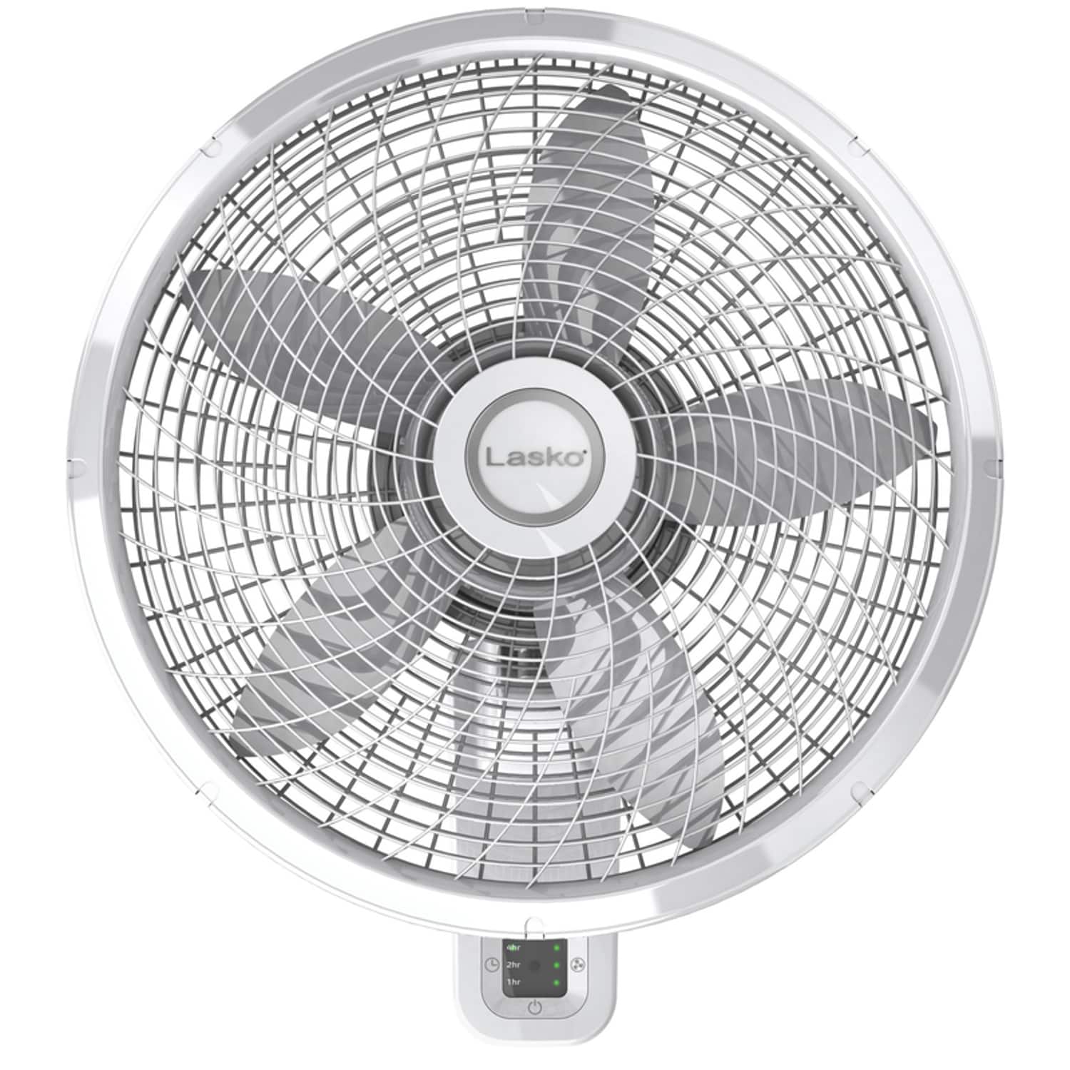 Lasko - 22.5 in. H X 18 in. D 3 speed Oscillating Wall Mount Fan Remote Control