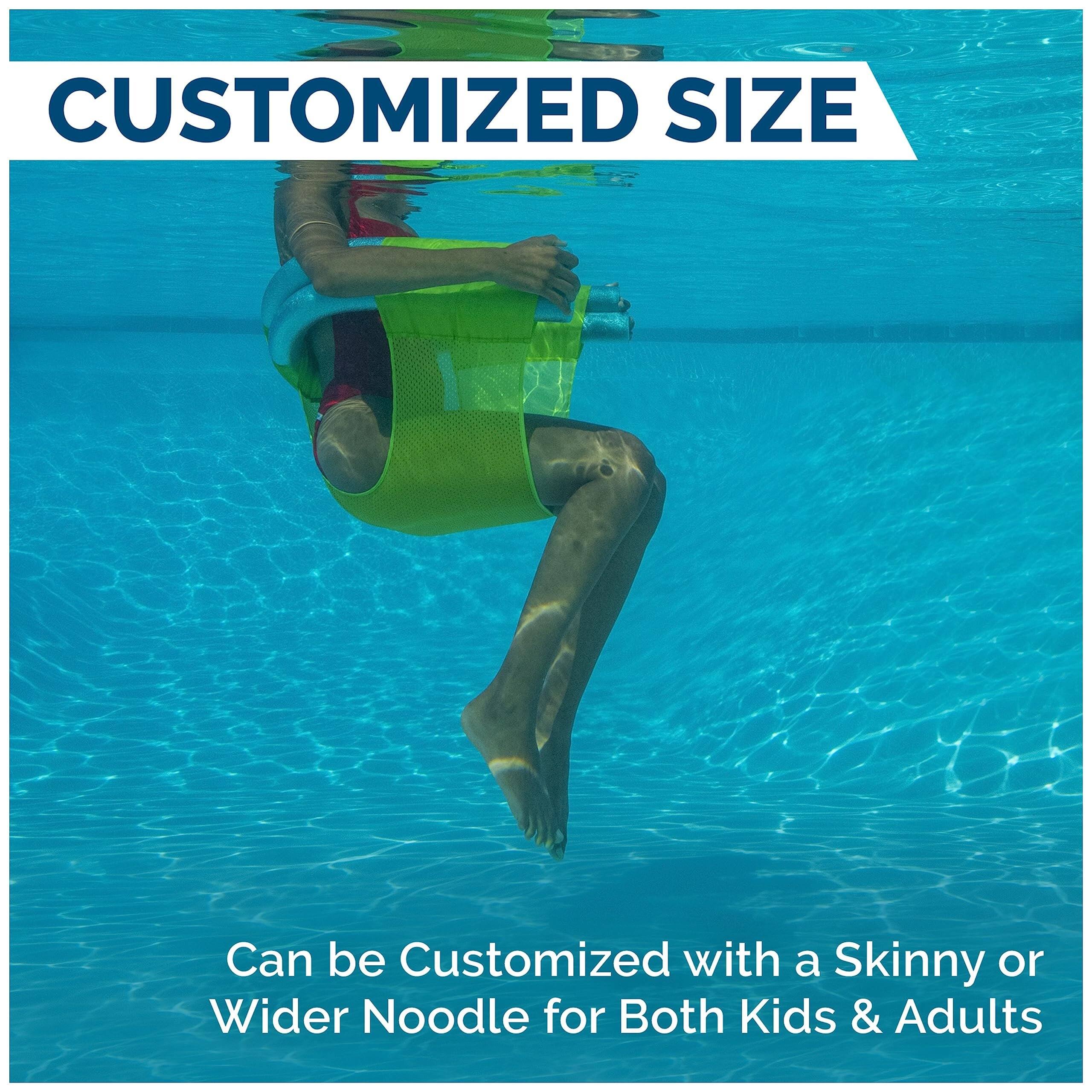 CUSTOMIZED SIZE

Can be Customized with a Skinny or Wider Noodle for Both Kids & Adults