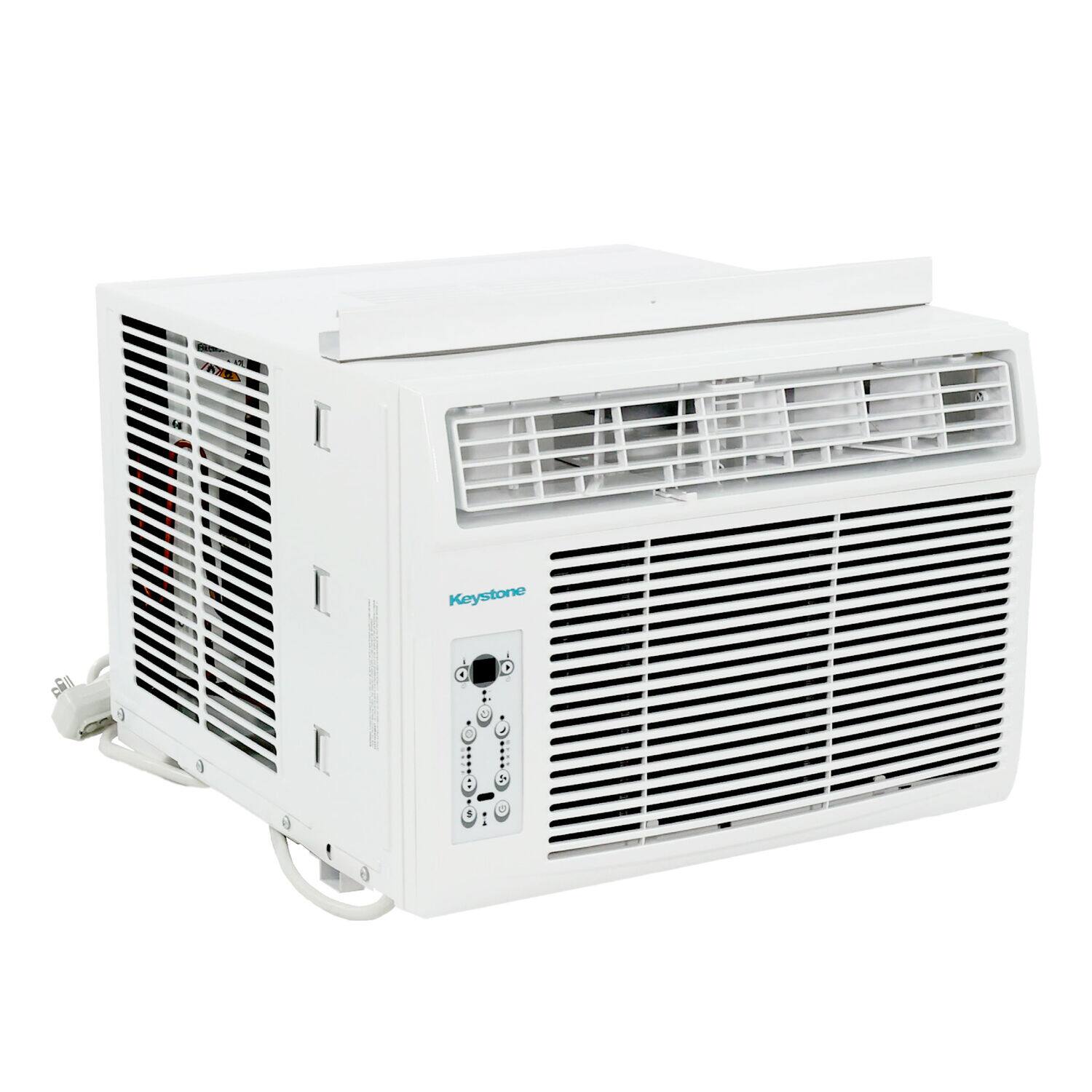 Alt View 12. Keystone - Keystone 8,000 BTU 115V 350 Sq. Ft. Window Air Conditioner - White.
