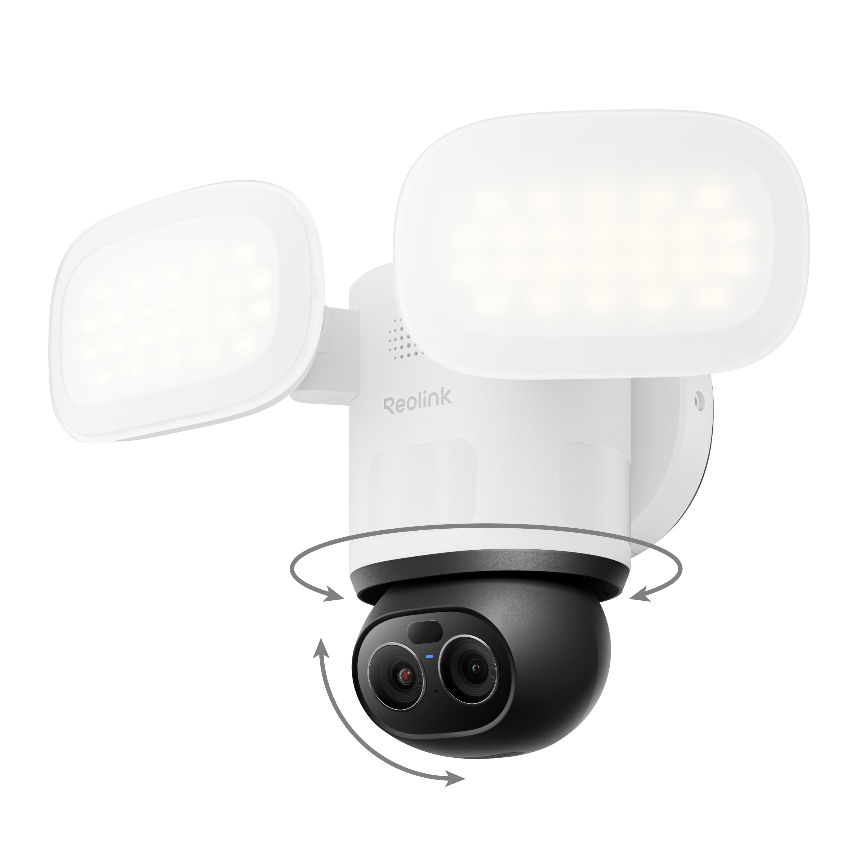 Reolink - TrackFlex F850W 4K 8MP Dual-Lens Pan Tilt Floodlight Camera Wired Wi-Fi with Auto-Tracking, 6X Zoom, AI Smart Search - White price history on PriceWatchPro