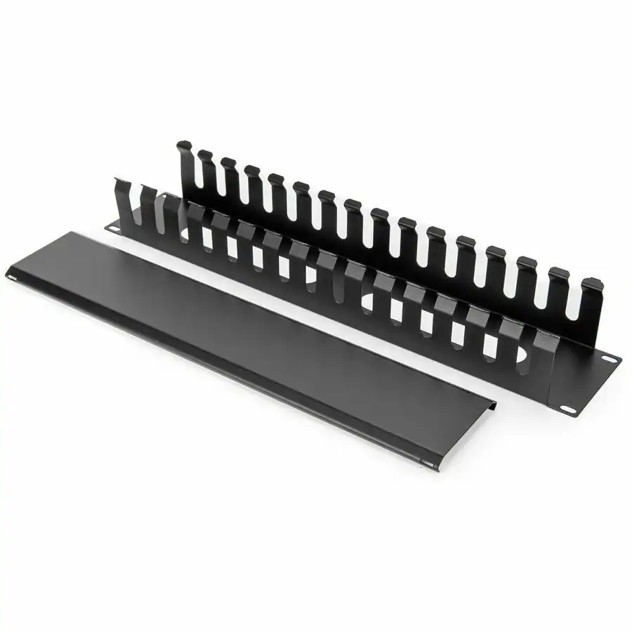 Finger Rack Options Rocstor 2U HORIZONTAL FINGER METAL DUCT RACK CABLE MANAGEMENT PANEL ...