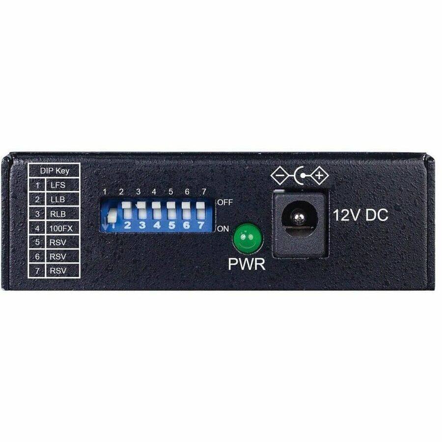 DIP Key  
1. LFS  
2. LLB  
3. RLB  
4. 100FX  
5. RSV  
6. RSV  
7. RSV  

1 2 3 4 5 6 7  

OFF ON  

12V DC  

PWR