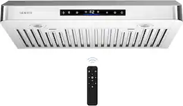 Chery Life - 30 inches - Convertible - Under cabinet Range Hood - Silver