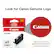 Look for Canon Genuine Logo
CARRING Caro.
Canon Caner
GENUINE Authentique GENUINO Canon
Canon
PIXMA
65 CADOR TILLUT LGY " 2 Ught - de ave
65 LGY
Canon Genuine Ink is specially formulated for optimal performance
