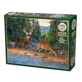 Outset Media - Outset Media: Cobble Hill 1000 Piece Puzzle: The River's Edge - High Quality Jigsaw