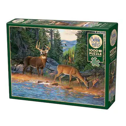 The text on the image reads: "Cobble Hill $1000 Puzzle 1000 Piece Poster Included."