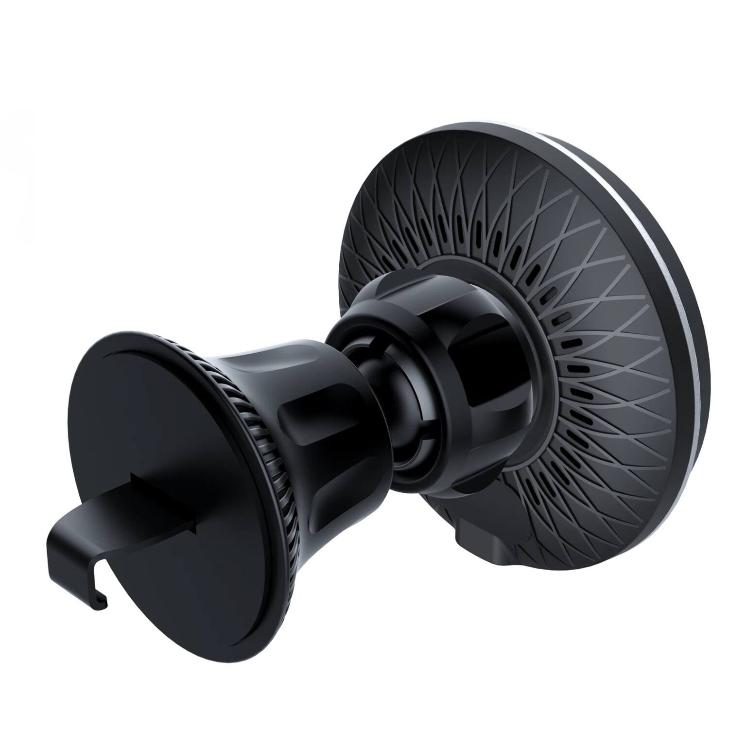 Back. Stock Preferred - 15W Wireless Magnetic Car Charger Mount for iPhone 12–15 Series - Multicolor.