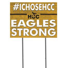 Jardine - Houston Community College 18'' x 24'' I Chose Lawn Sign - Yellow