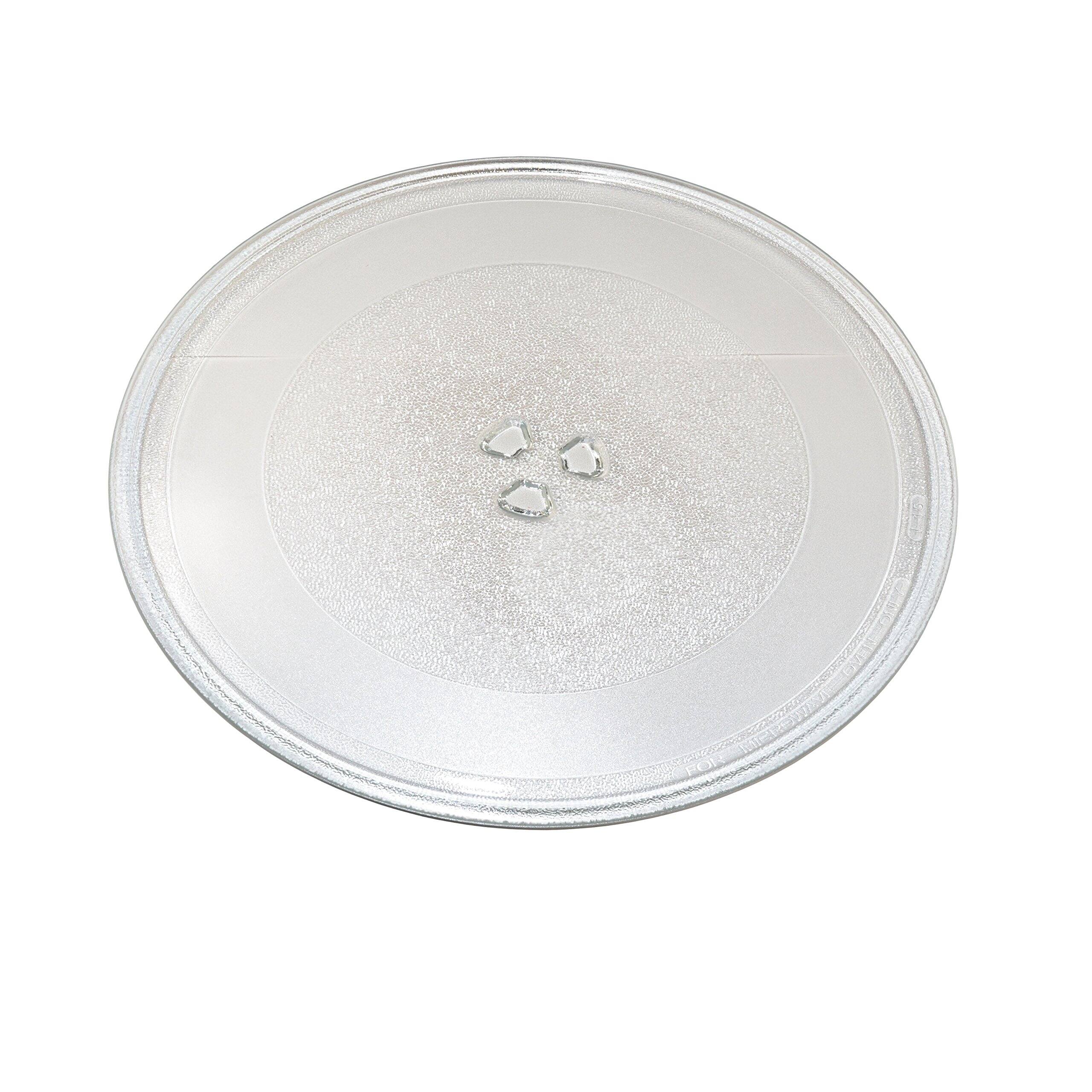 HQRP - 12-3/4 inch Glass Turntable Tray for GE WB49X10129 HVM1540DM1BB JNM1541DM1CC JVM1533BD05 JVM1540DM1BB Microwave