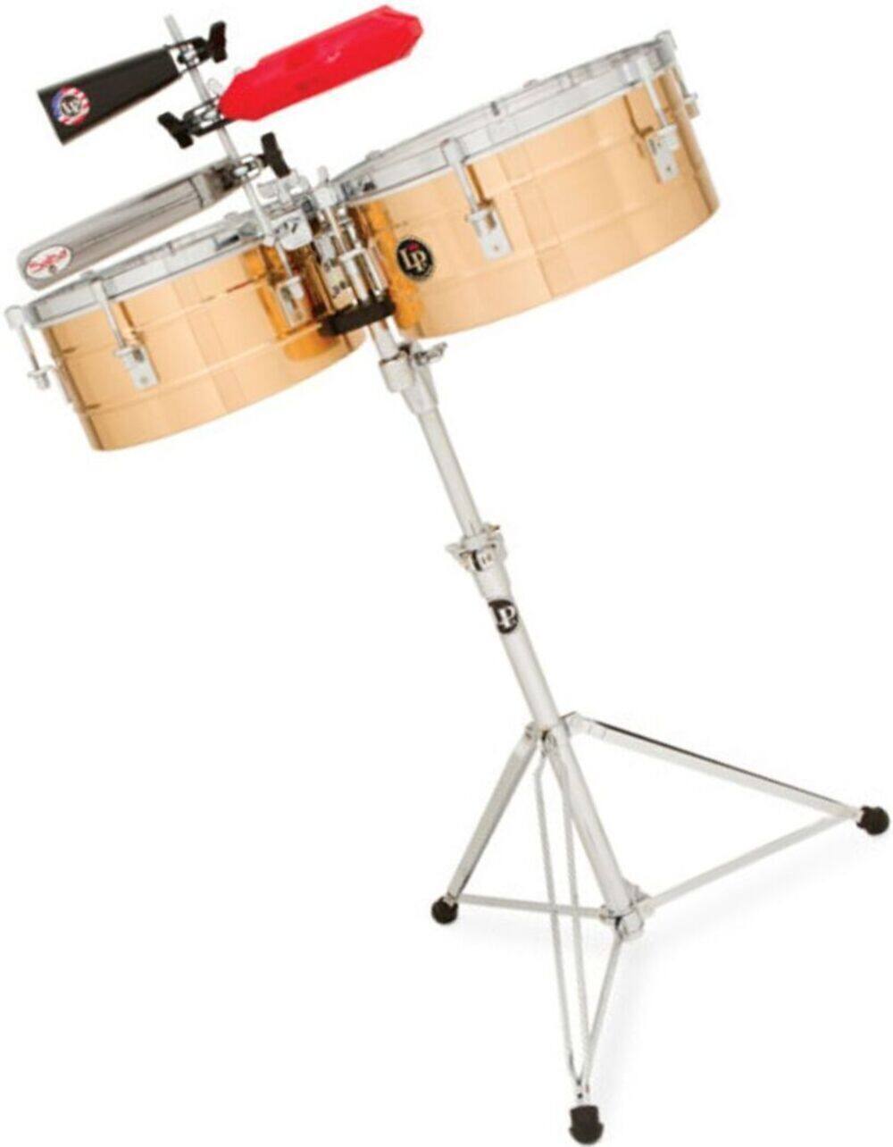 Back. Latin Percussion - Tito Puente 14" & 15" Timbales.
