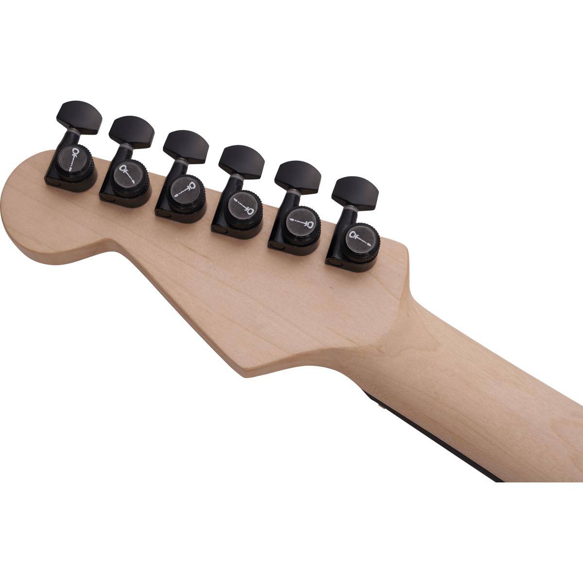 Alt View 8. Charvel - Charvel Pro-Mod San Dimas Style 1 HSS FR E Sassafras Electric Guitar, Ebony Fingerboard, Satin Black.