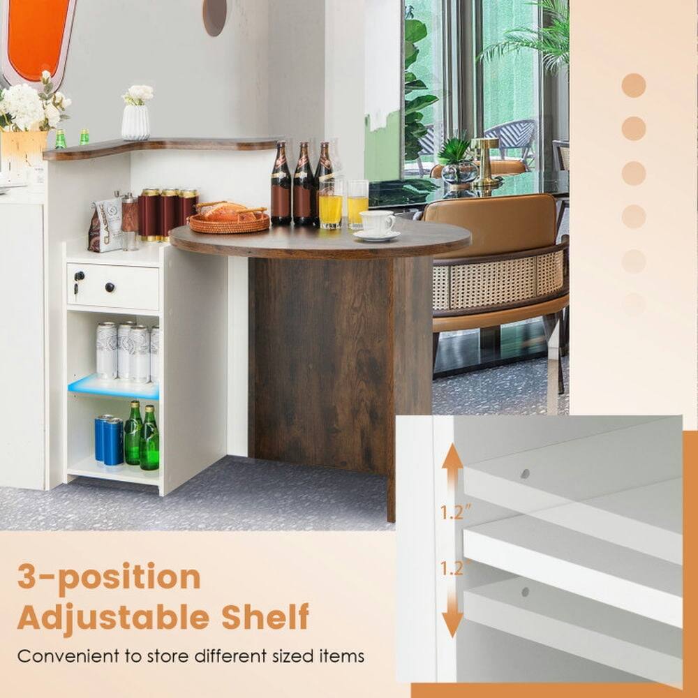 CLASSAC 1.2" 3-position Adjustable Shelf  
Convenient to store different sized items