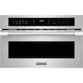 Frigidaire - 30" Built-In Convection Microwave Oven with Air Fry - Stainless Steel