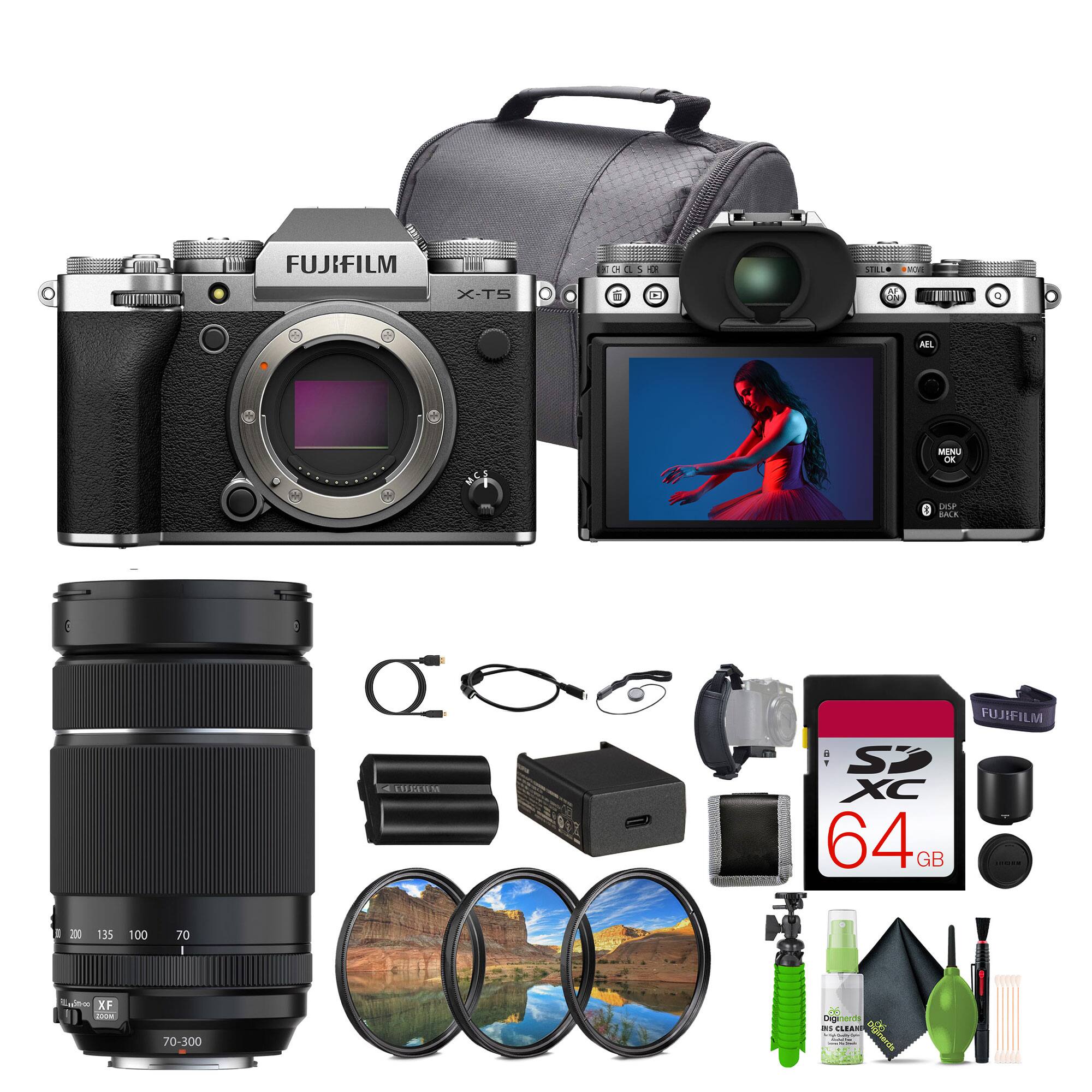 FUJIFILM X-T5 OGSO

- 3 D N SEELE TI
- a AEL MENU OK
- BACA EM
- S XC 64 GB
- FUJIFILM
- 200 135 100 70
- XF
- Som 70-300
- aginerde a LEAN