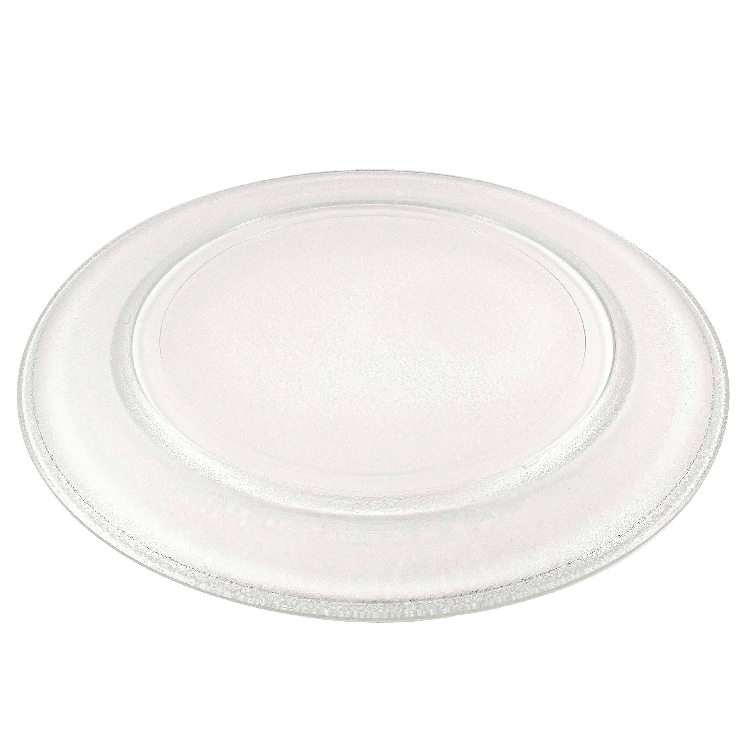 Angle. HQRP - 16-inch Glass Turntable Tray for Monogram Advantium 120 Microwave.