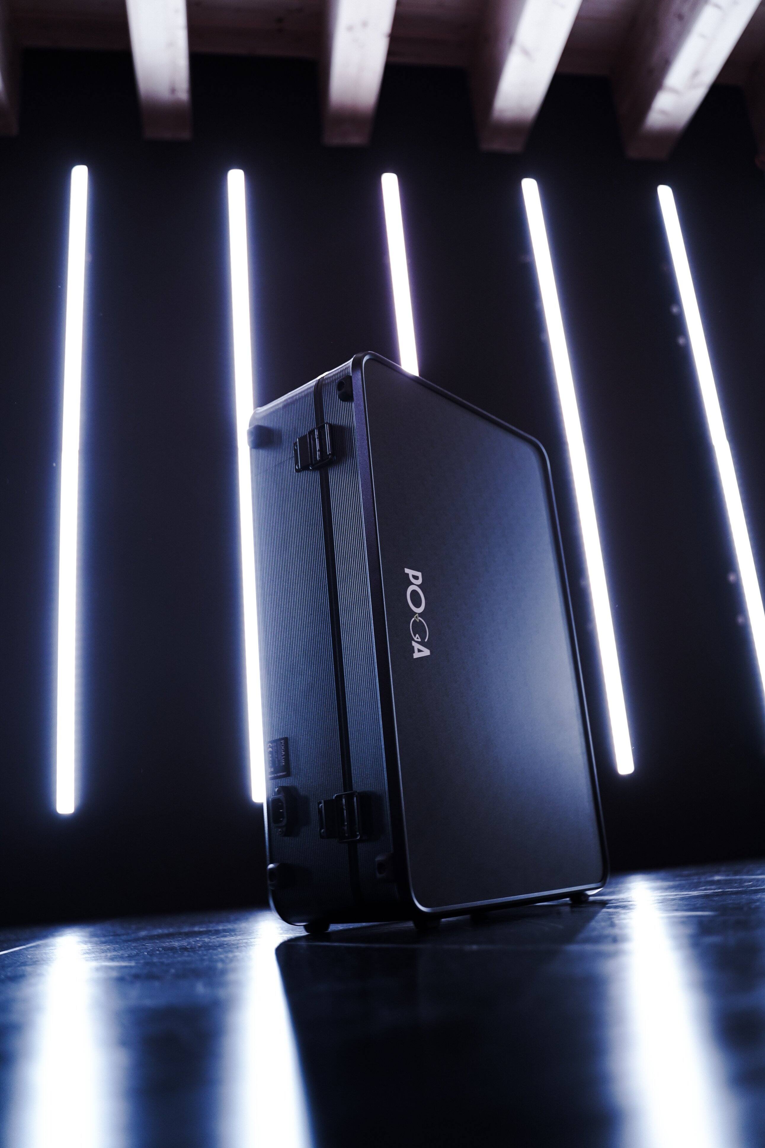 Alt View 24. POGA - LUX PlayStation 5 Premium Portable Console Travel Case w/ Trolley and 24" AOC Gaming Monitor - Black.