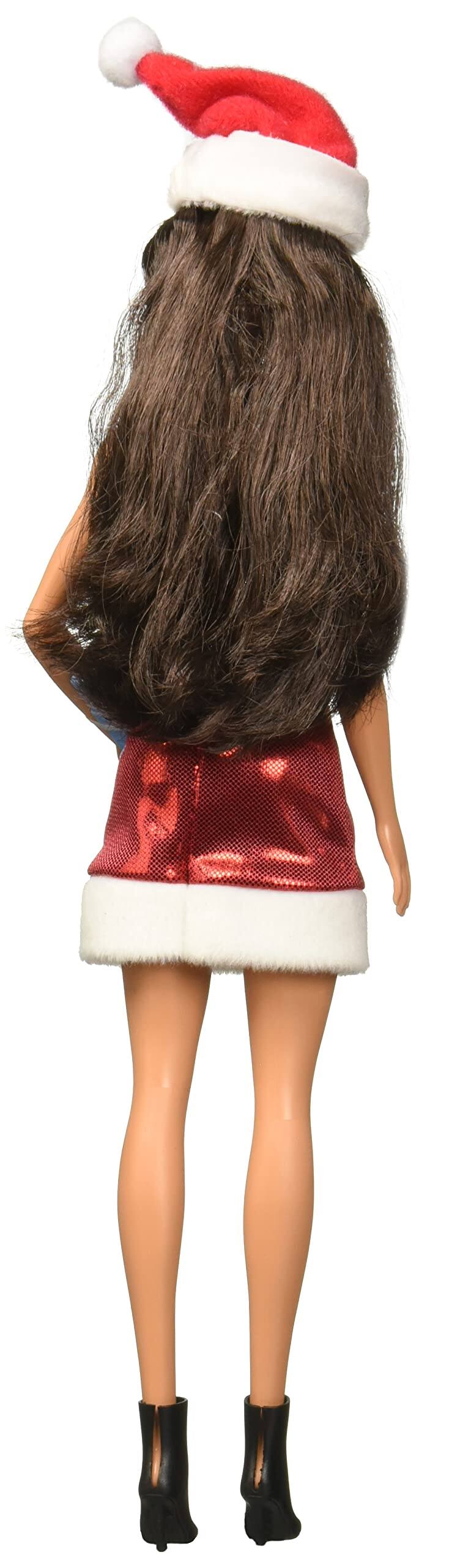 Alt View 1. Barbie - Barbie Santa Doll (Brunette Brown Hair).