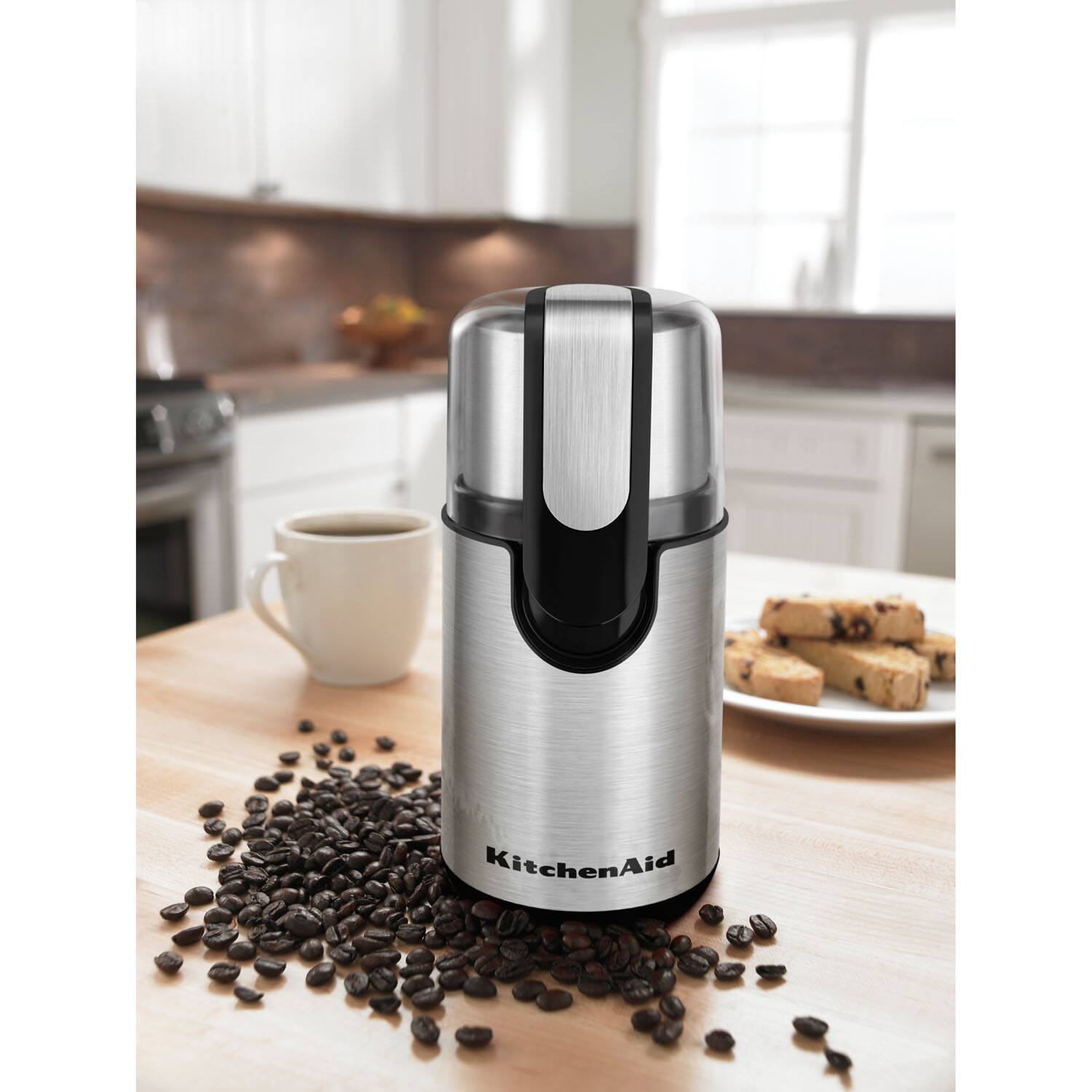 Alt View 4. KitchenAid - Blade Coffee Grinder in Onyx Black - Onyx Black.