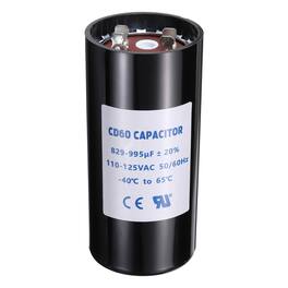 Unique Bargains - CD60 Capacitor 829-995 Mfd, 110-125 VAC Run Motor Start Capacitor 50/60Hz for Fan/Well Pump