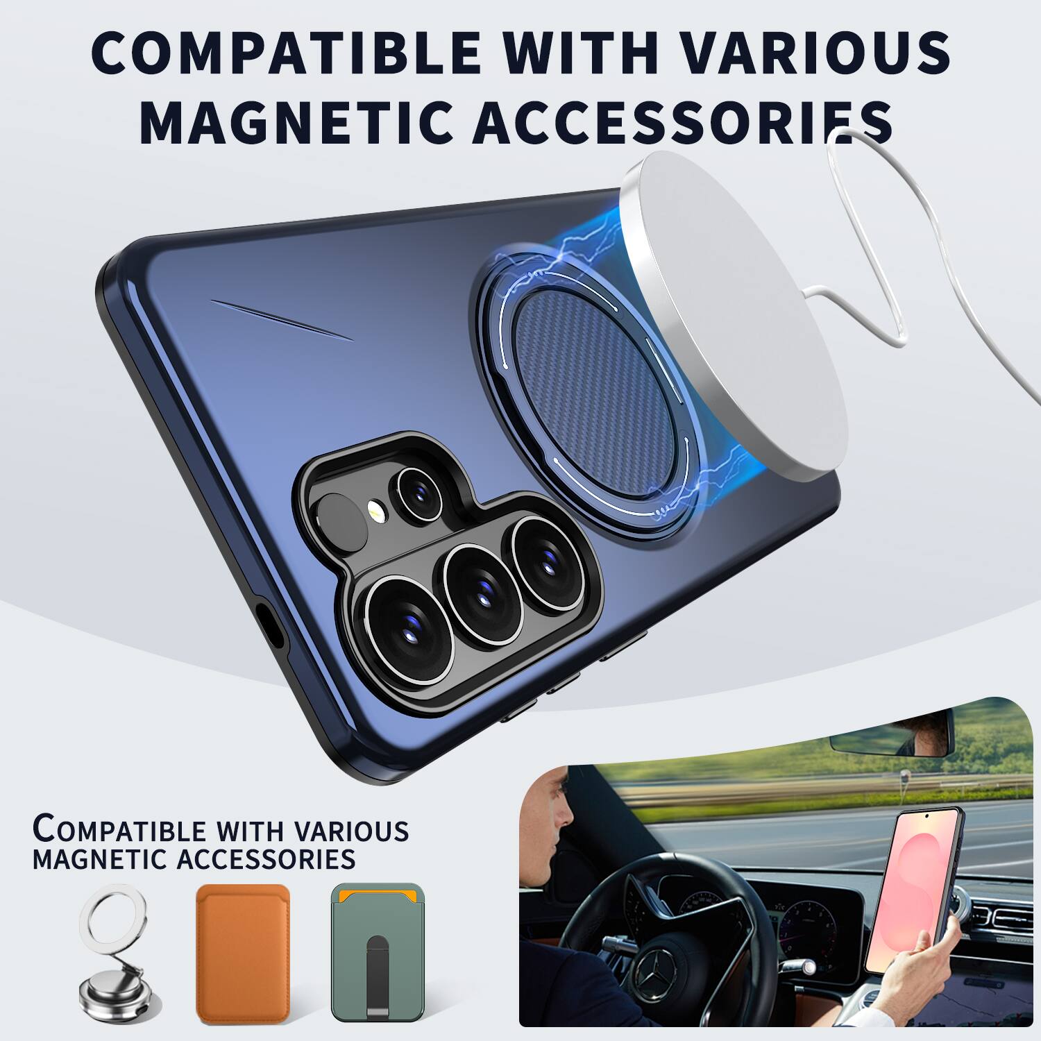 COMPATIBLE WITH VARIOUS MAGNETIC ACCESSORIES