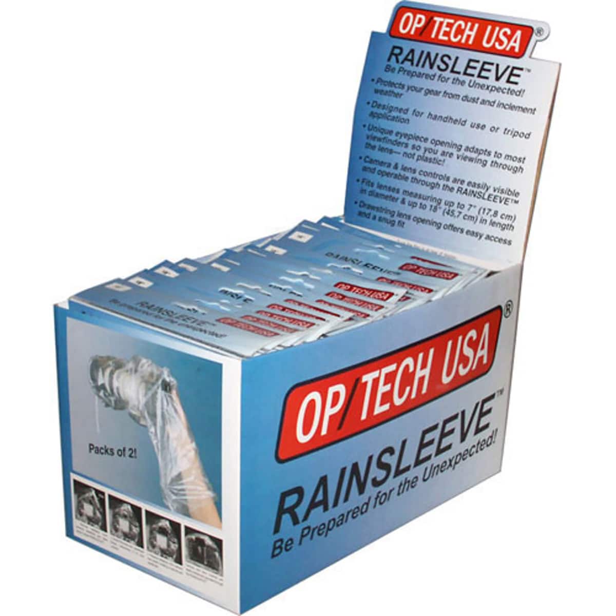 "Op/Tech - 18"" Rainsleeve Original Counter Display, 40 Pieces (20x 2-Packs)" price history on PriceWatchPro