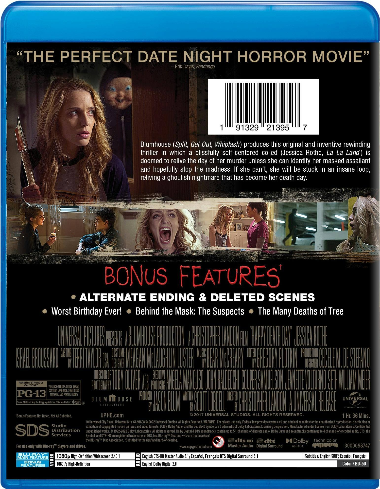 Angle. Happy Death Day [Blu-ray].
