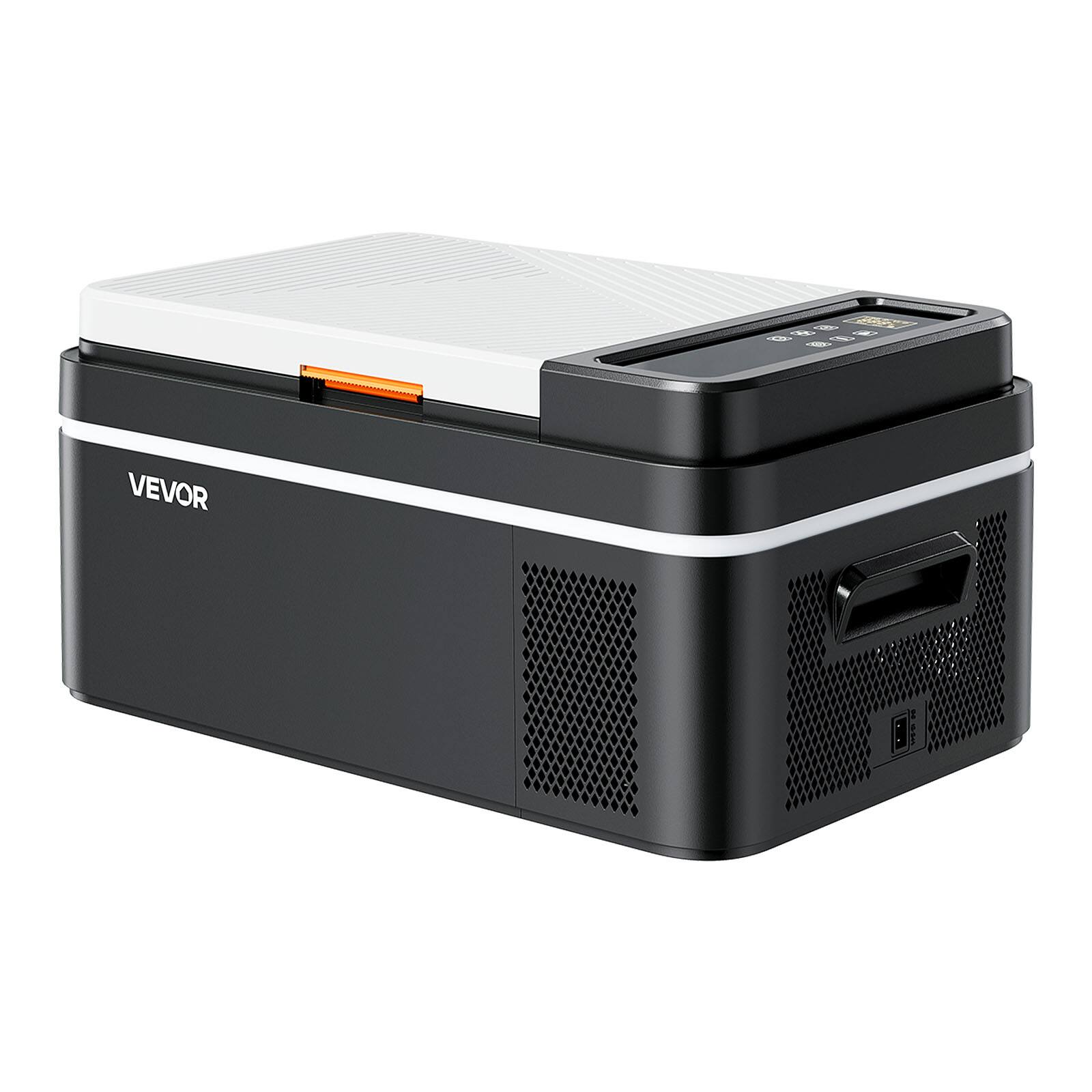 Alt View 5. VEVOR - Car Refrigerator, DC 12/24V AC100-240V Compressor Electric Cooler, -4°F to 68°F Car Fridge with APP Control - Black.