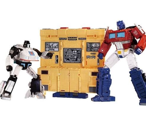 Front. Transformers - Autobot Headquarters Set of 3 Premium Finish | Transformers Dramatic Capture.