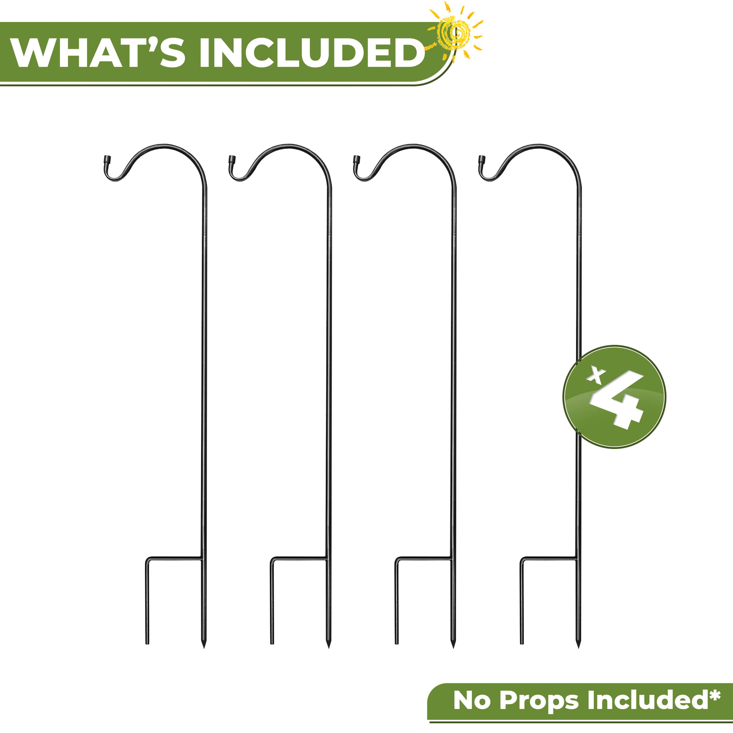 WHAT'S INCLUDED  
4  
No Props Included*