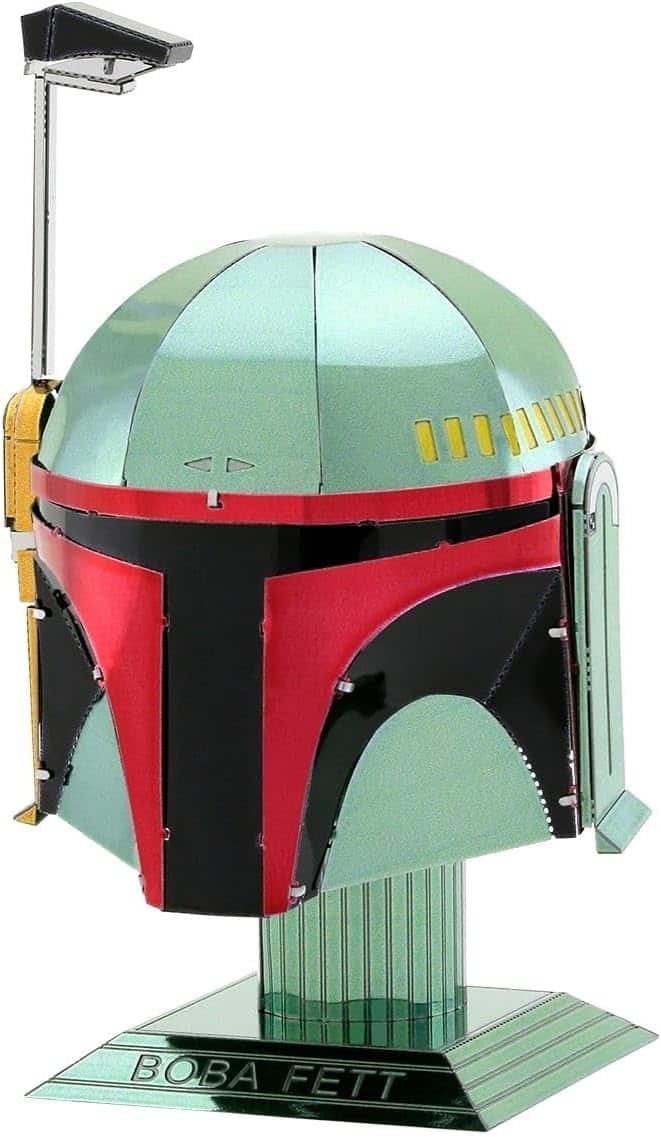 Metal Earth - Boba Fett Helmet 3D Metal Model Kit Fascinations - Silver