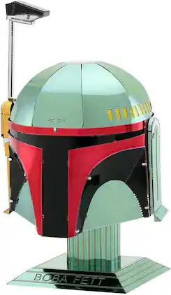 Metal Earth - Boba Fett Helmet 3D Metal Model Kit Fascinations - Silver