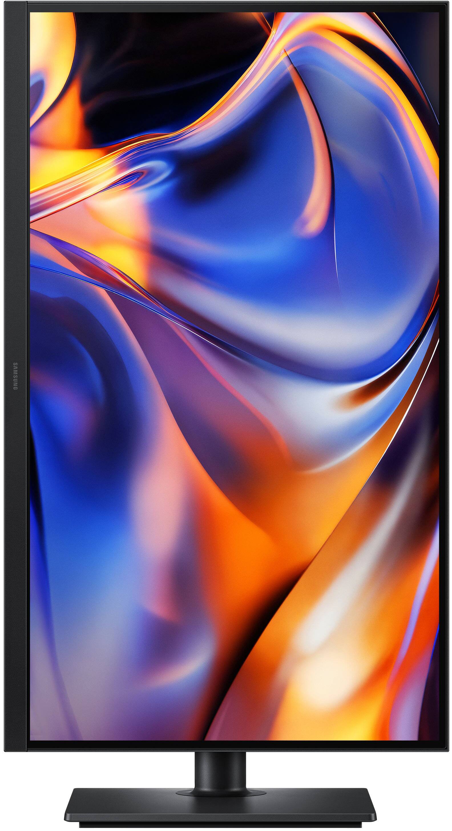 Alt View 21. Samsung - 27" ViewFinity S8 (S80HF) 5K UHD High Resolution Monitor with USB-C and Ergonomic Stand (HDMI, USB-C, DP) - Black.