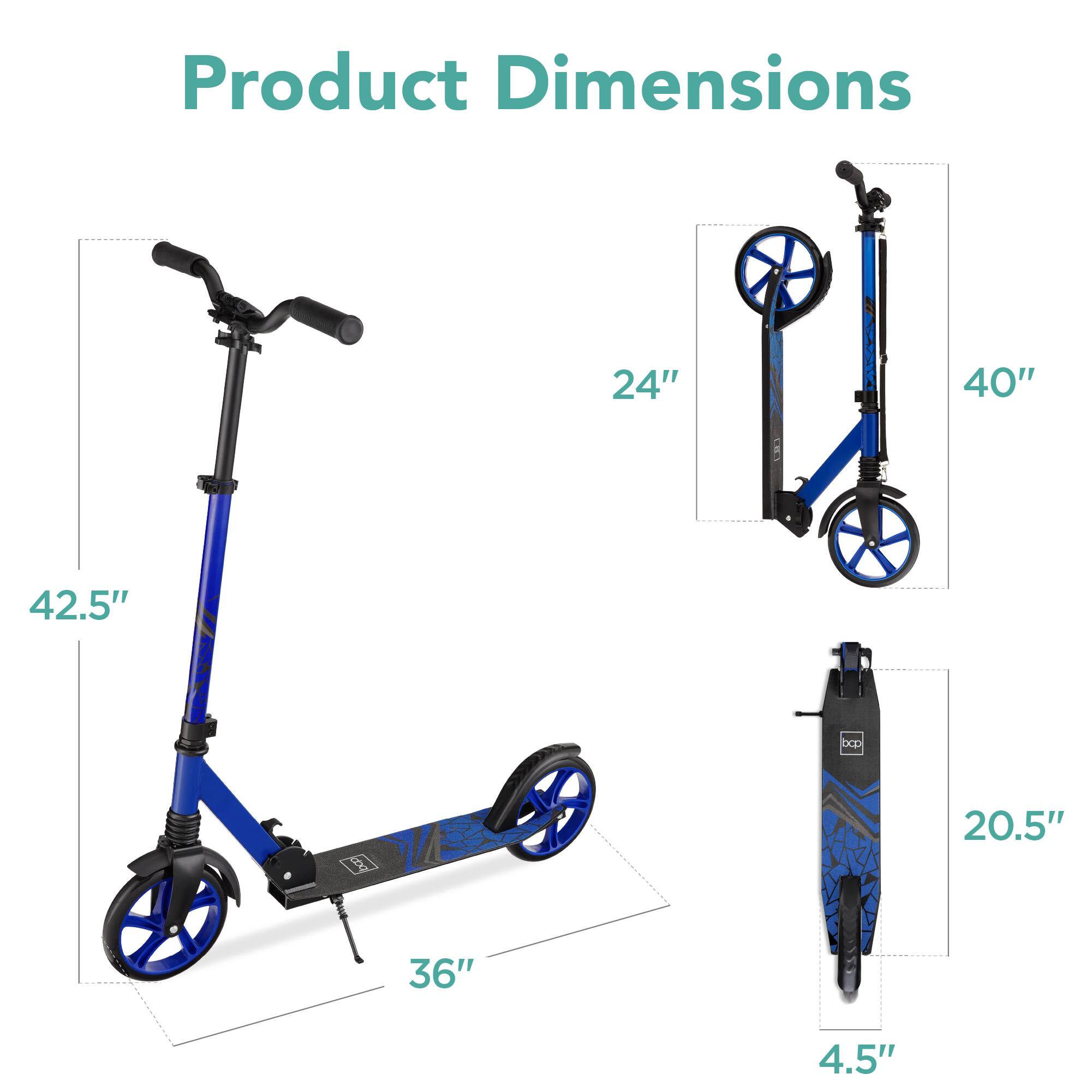 Product Dimensions

- Height: 42.5"
- Width: 36"
- Length: 40"
- Folded Height: 20.5"
- Folded Width: 4.5"