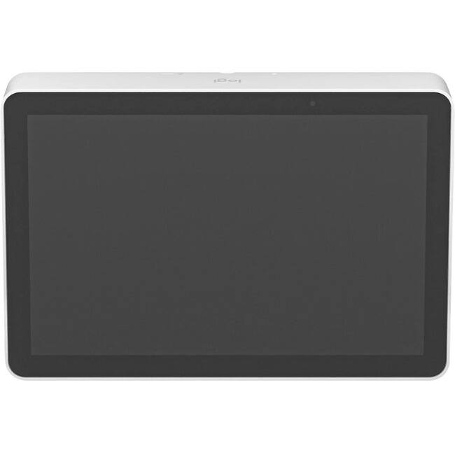 Front. Logitech - Logitech Tap IP in White - Fast Ethernet - Wireless LAN - Tabletop, Riser Mount, Wall Mountable - Unknown.