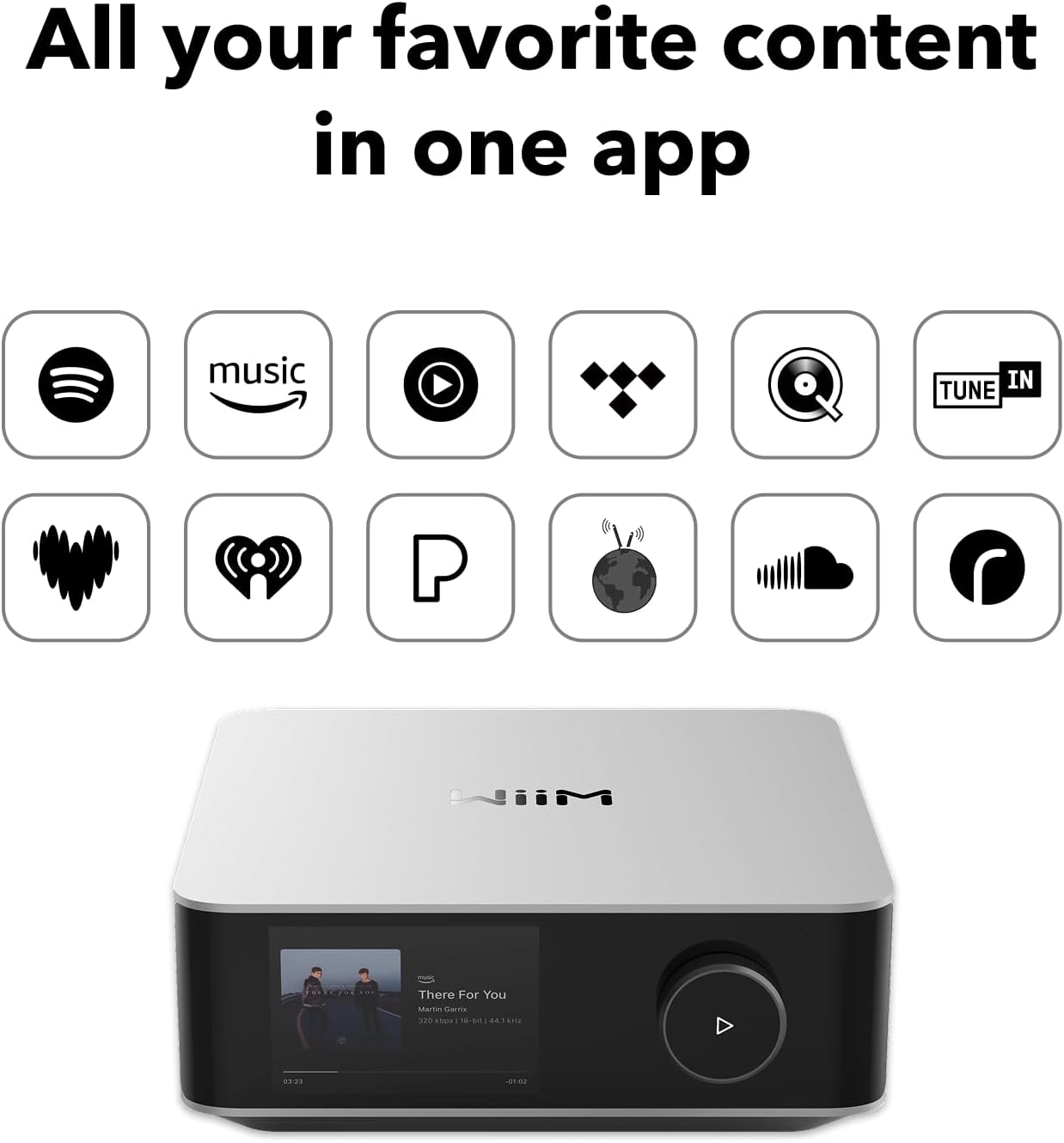All your favorite content in one app music IN TUNE P Ji There For You Moto SArTs ...