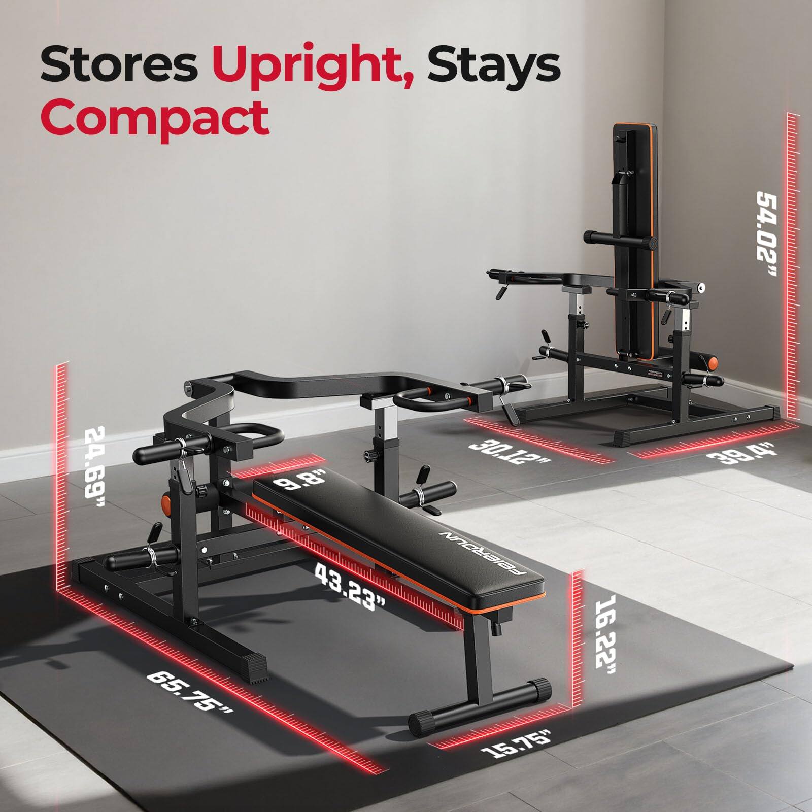Stores Upright, Stays Compact

54.02"  
24.69"  
65.75"  
30.12"  
9.8"  
43.23"  
15.75"  
16.22"  
3